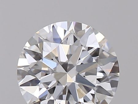 0.70 Carat Round Cut Lab-Created Diamond For Sale