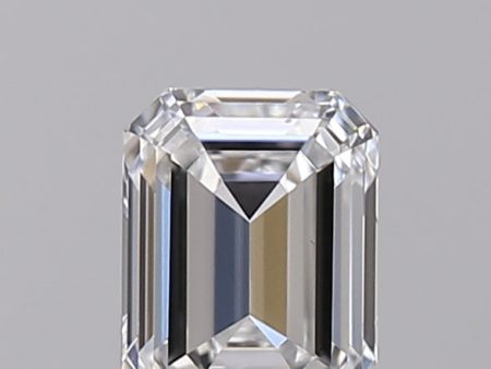 0.50 Carat Emerald Cut Lab-Created Diamond For Sale