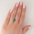 2Ct Cushion Cut Lab Created Emerald For Discount