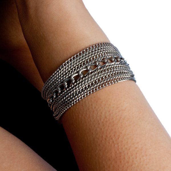 GLAM Center Chain Cuff Bracelet For Sale