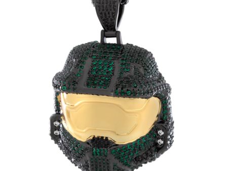 Halo x King Ice - Mark VI Helmet Necklace Online