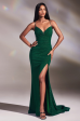 Arianne Glitter Bodycon Gown | Emerald Green For Sale