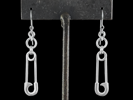 ROGUE Safety Pin Earrings on Sale