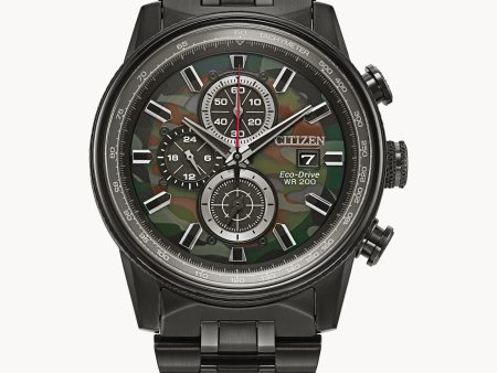 Stainless Steel Camo Nighthawk Men s Watch by Citizen Fashion