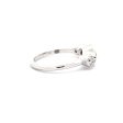 14K White Gold 1.62ctw Silver Marquise Diamond Three Stone Engagement Ring Supply