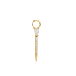 Sterling Silver & 14K Yellow Gold Plated Cubic Zirconia Bar Earring Charm by Ania Haie Online Sale