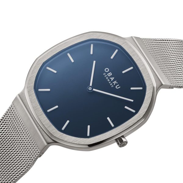 IP Gunmetal Oktant Shadow Watch by Obaku For Sale