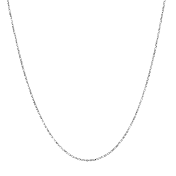 Sterling Silver 1.5mm Diamond Cut Cable Chain Necklace 18  For Cheap