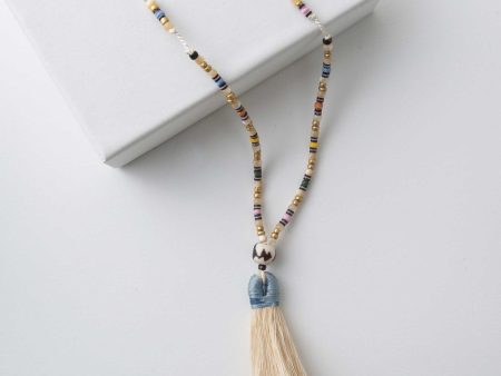 Sonder Sisal Pendant Necklace For Sale