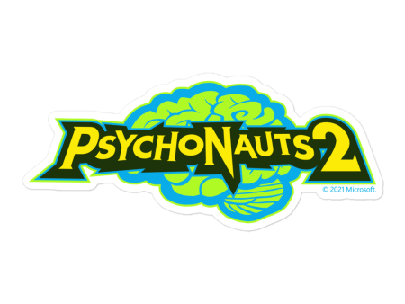 Psychonauts 2 Logo Sticker For Sale