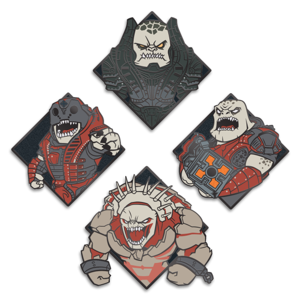 Gears of War Limited Edition Locust Pin Set on Sale