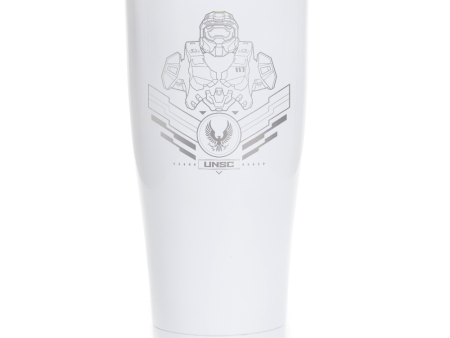 Halo Infinite Master Chief Line Art Laser Engraved Tumbler Online now