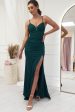 Arianne Glitter Bodycon Gown | Emerald Green For Sale