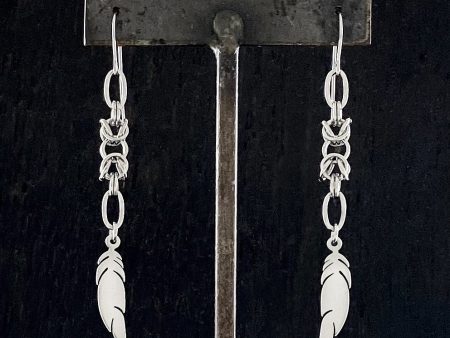 ROGUE Feather Earrings Cheap