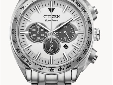 Stainless Steel Eco Drive Carson Men s Watch by Citizen Online