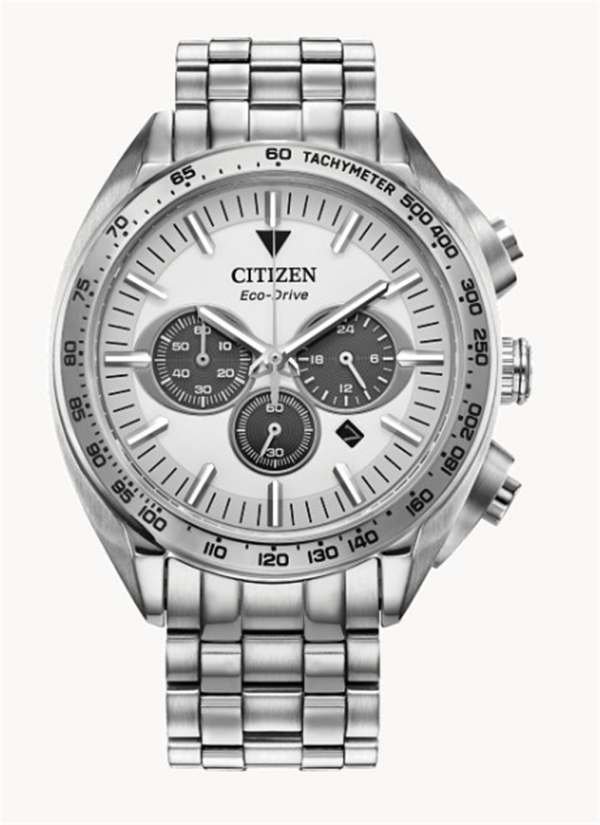 Stainless Steel Eco Drive Carson Men s Watch by Citizen Online