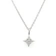 Sterling Silver 0.10ctw Round Diamond Star Necklace Online