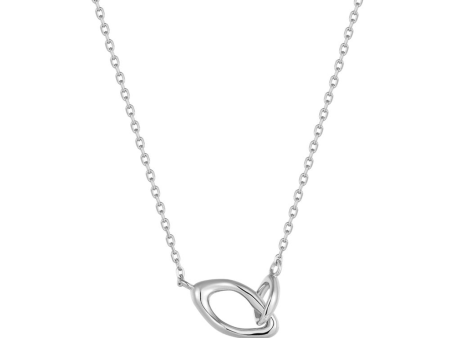 Sterling Silver Wave Link Necklace by Ania Haie Fashion