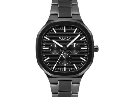 IP Black Ild Dark Men s Watch by Obaku Cheap