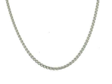 Sterling Silver 0.8mm Adjustable Diamond Cut Cable Chain Necklace Online now