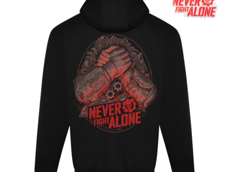 Gears of War  Never Fight Alone  Hoodie Fashion