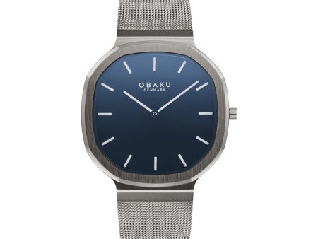 IP Gunmetal Oktant Shadow Watch by Obaku For Sale