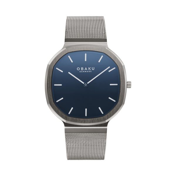 IP Gunmetal Oktant Shadow Watch by Obaku For Sale