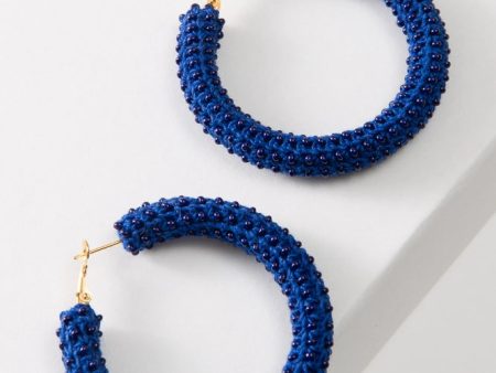 Azul Crochet Hoops on Sale