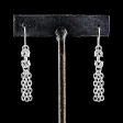 METAL Medium Byzantine Chainmaille Tassel Earrings For Cheap