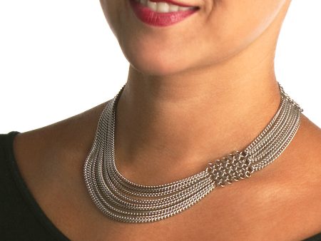 SLINKY Asymmetrical Necklace Hot on Sale