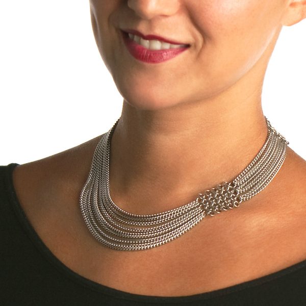 SLINKY Asymmetrical Necklace Hot on Sale