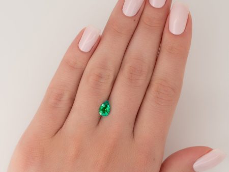 1.5Ct Pear Cut Lab Created Emerald Online