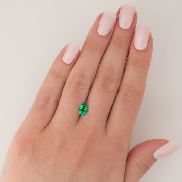 1.5Ct Pear Cut Lab Created Emerald Online