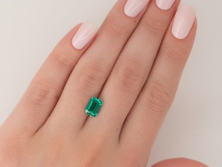 2.5Ct Lab Created Emerald For Cheap