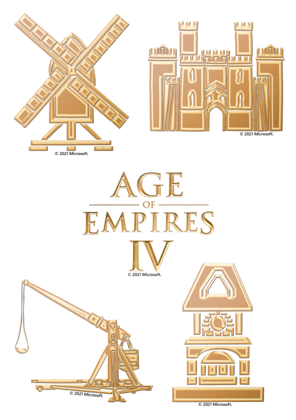 Age of Empires IV Sticker Sheet Fashion