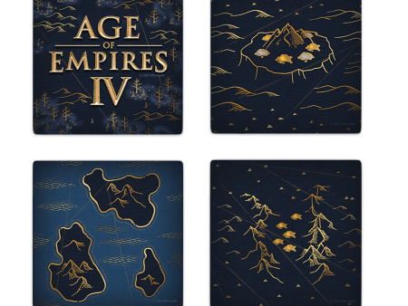 Age of Empires IV Coasters Set Hot on Sale