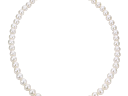 14K Yellow Gold 6-6.5mm Freshwater Cultured Pearl Strand Necklace Online Sale