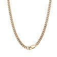 Estate 14K Yellow Gold 3.15mm Cuban Chain Necklace Online now