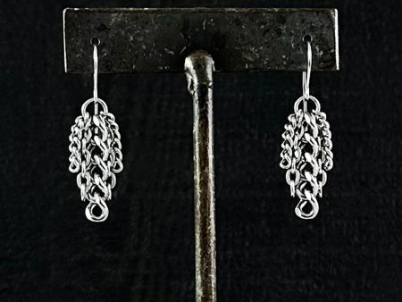 METAL Small 5-Chain Earrings Sale