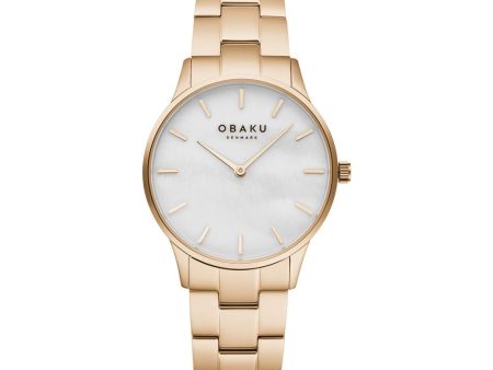 Stainless Steel Mos Amber Watch by Obaku Online Hot Sale