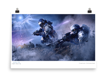 Halo Infinite Fracture: Entrenched Premium Print Online Sale