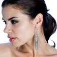 SLINKY Diamond & Draping Chain Earrings Supply