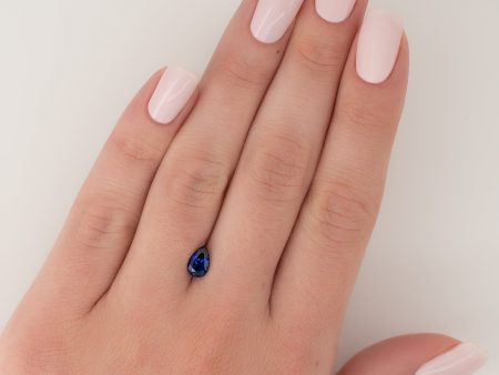 1Ct Pear Cut Lab Created Sapphire For Cheap