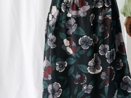 Chiffon Skirt, Midnight Bloom Cheap