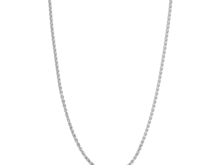 Sterling Silver 1.65mm Wheat Chain Necklace 20  Online