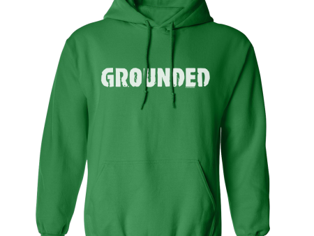 Grounded Logo Fleece Hoodie Online Sale