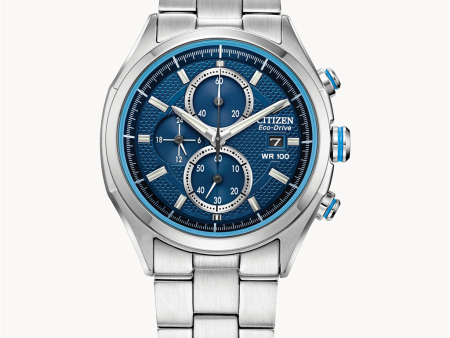 Stainless Steel Eco Drive Weekender Men s Watch by Citizen Online now