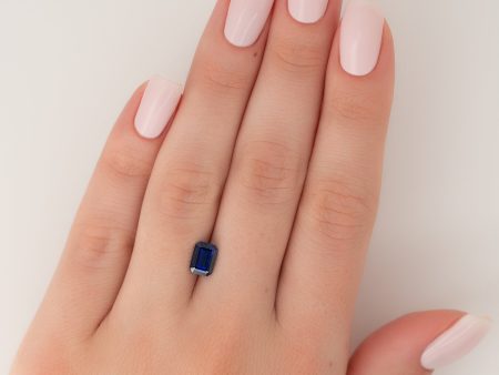 1.5Ct Emerald Cut Lab Created Sapphire Supply