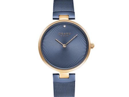 Rose Gold Diamant Ocean Women s Watch by Obaku on Sale