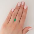 1.5Ct Cushion Cut Lab Created Emerald Cheap